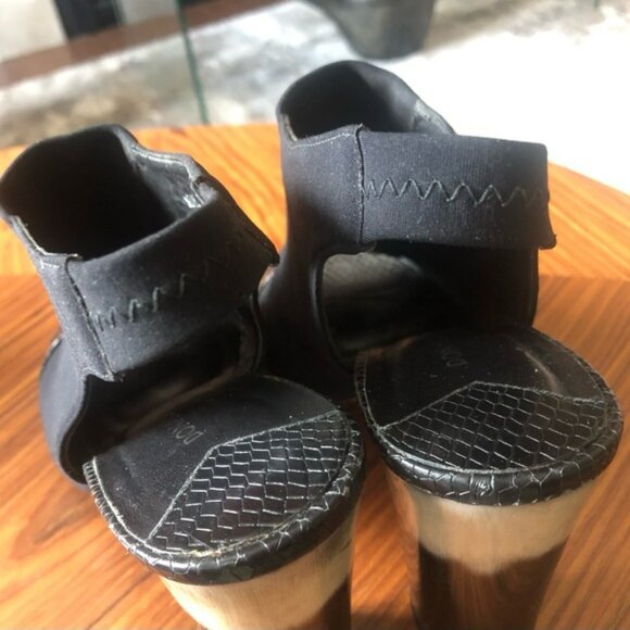 👛 (ANY 2/$50) Spanish DONALD J PLINER 4” Ombré Heel, Fabric/Leather Sling Back - Picture 7 of 10